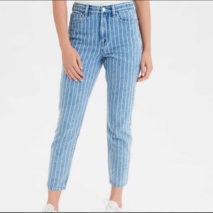 COPY - American Eagle striped mom jeans